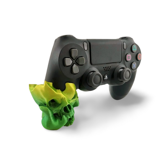 🔥 PS4 Controller Stand – Skull Fire Joystick Holder 💀🎮 | 50+ Colors | 3D Printed