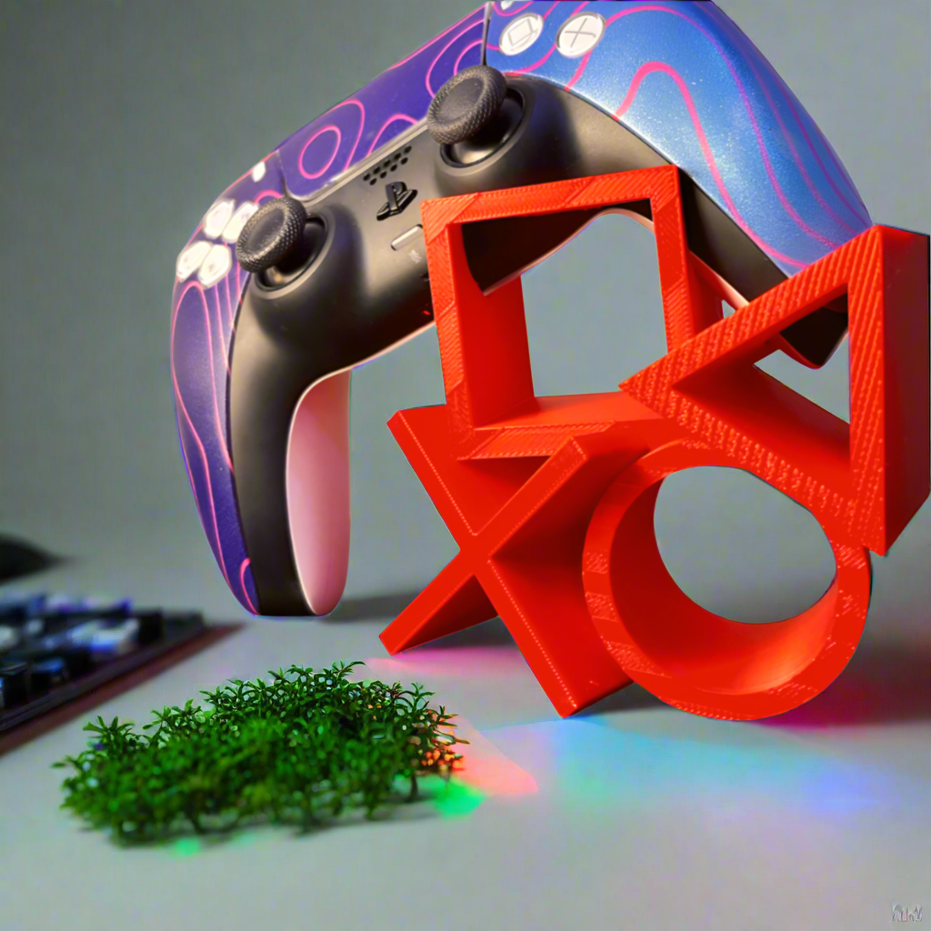 🎮 PS5 PS Logo Controller Stand – Celebrate in Style | Customizable | 50+ Colors | 3D Printed