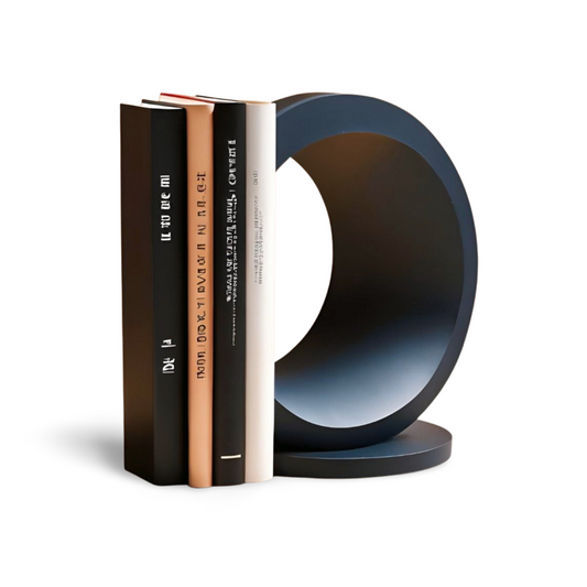 Modern Circle Bookend – A Contemporary Touch | 56 Colors | Eco-Friendly