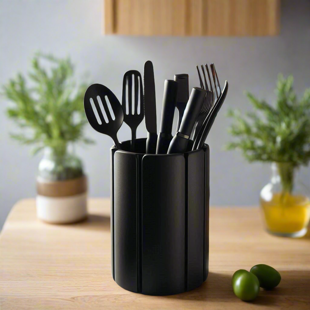 8 Plates Kitchen Utensil Holder | Modern Design | Customizable | 50+ Colors | 3D Printed