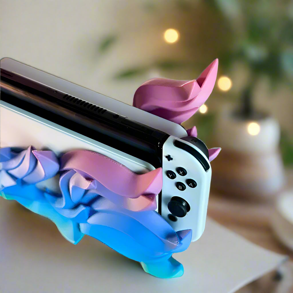 🔥 Flame Dock – Bold & Stylish Stand for Nintendo Switch 🎮 | 50+ Colors | 3D Printed