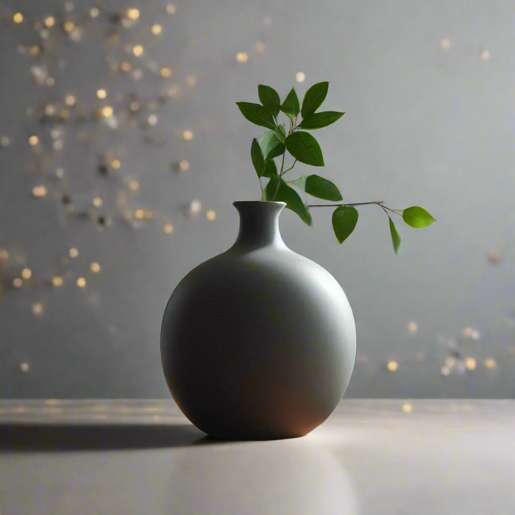 Large, Round, And Minimalist Vase | Customizable | 59 Color Options | 3D Printed