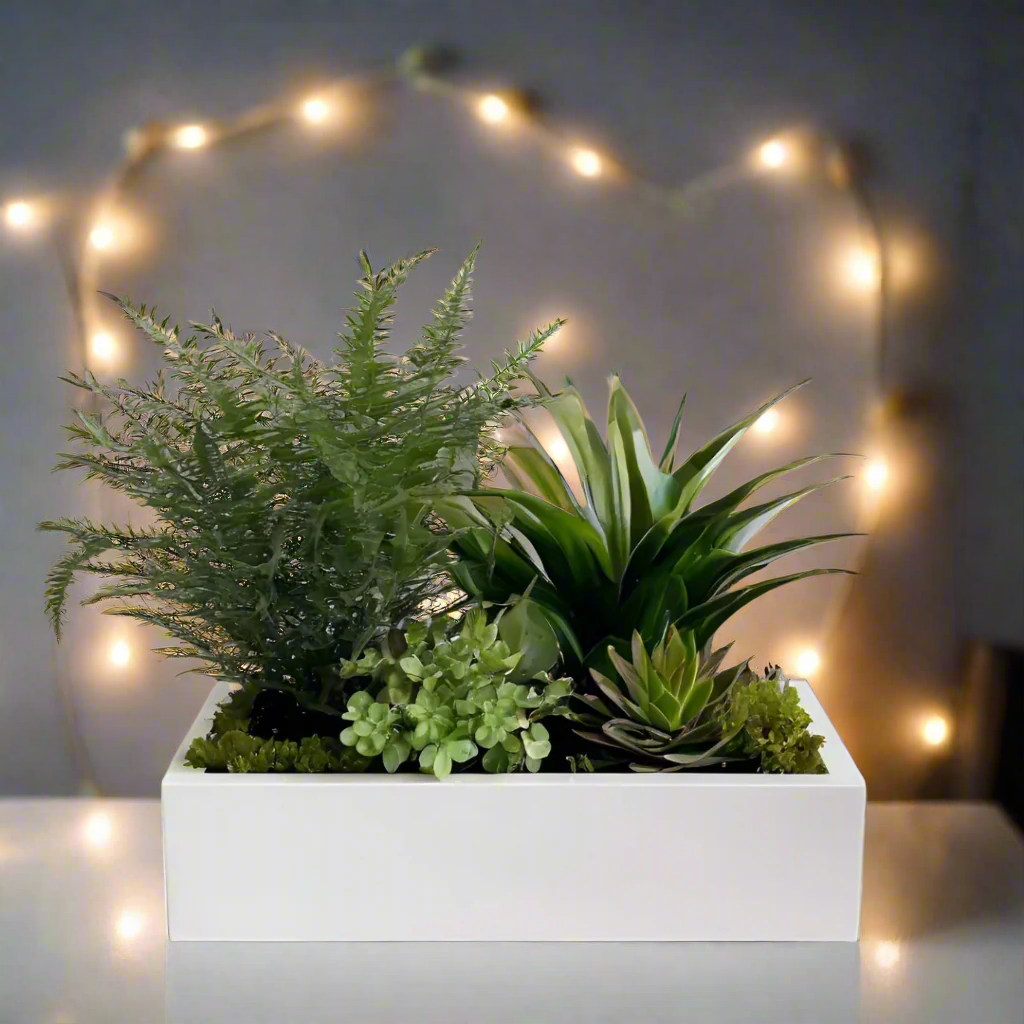 🪴✨ Modern Low Profile Rectangular Planter – Sleek, Stylish, 3D Printed In Multiple Color Options
