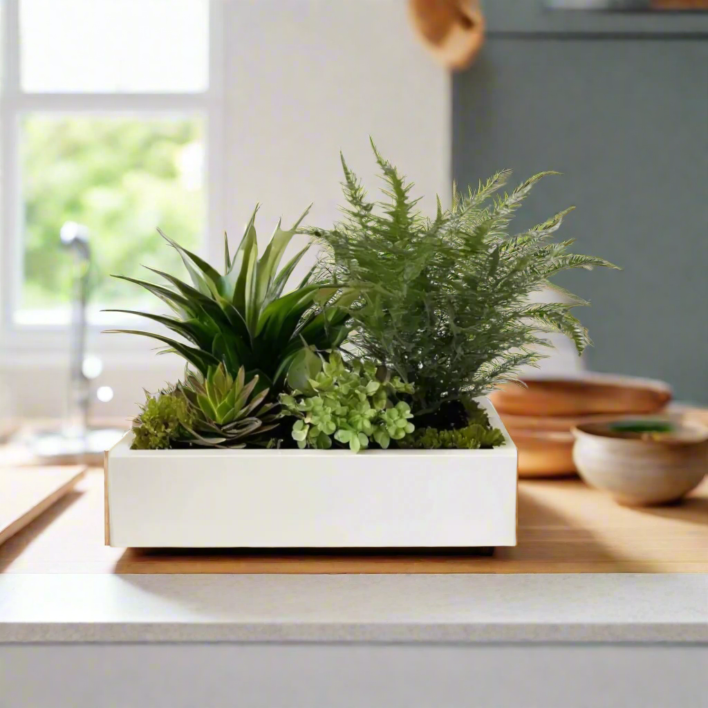 🪴✨ Modern Low Profile Rectangular Planter – Sleek, Stylish, 3D Printed In Multiple Color Options
