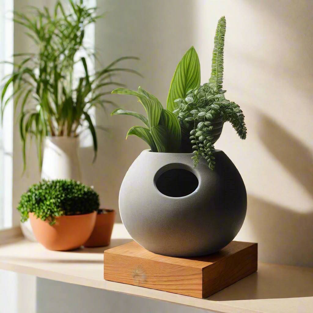 Stylish Self-Watering Plant Pot | Smart Grow | Customizable | 50+ Colors | 3D Printed