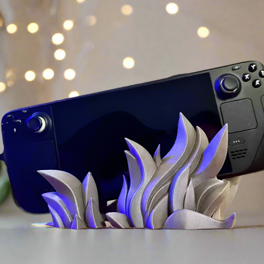 🔥 Flame Steam Deck Dock – Bold & Stylish Holder for Your Steam Deck 3D Printed In Multiple Color Options 🎮