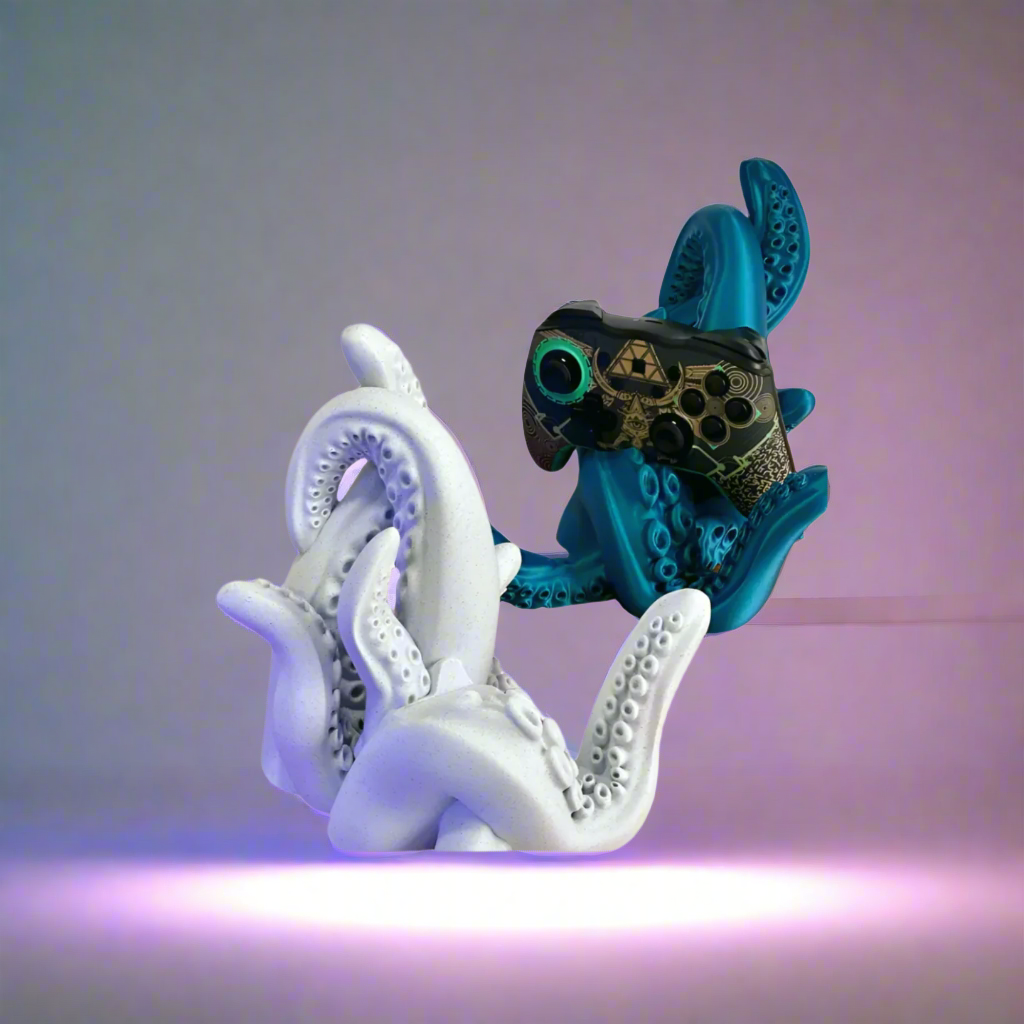 🐙 Unique Tentacle Controller Stand, PS, PS5, Switch, Xbx and others 3D Printed In Multiple Color Options🎮