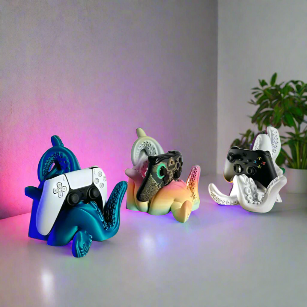 🐙 Unique Tentacle Controller Stand, PS, PS5, Switch, Xbx and others 3D Printed In Multiple Color Options🎮