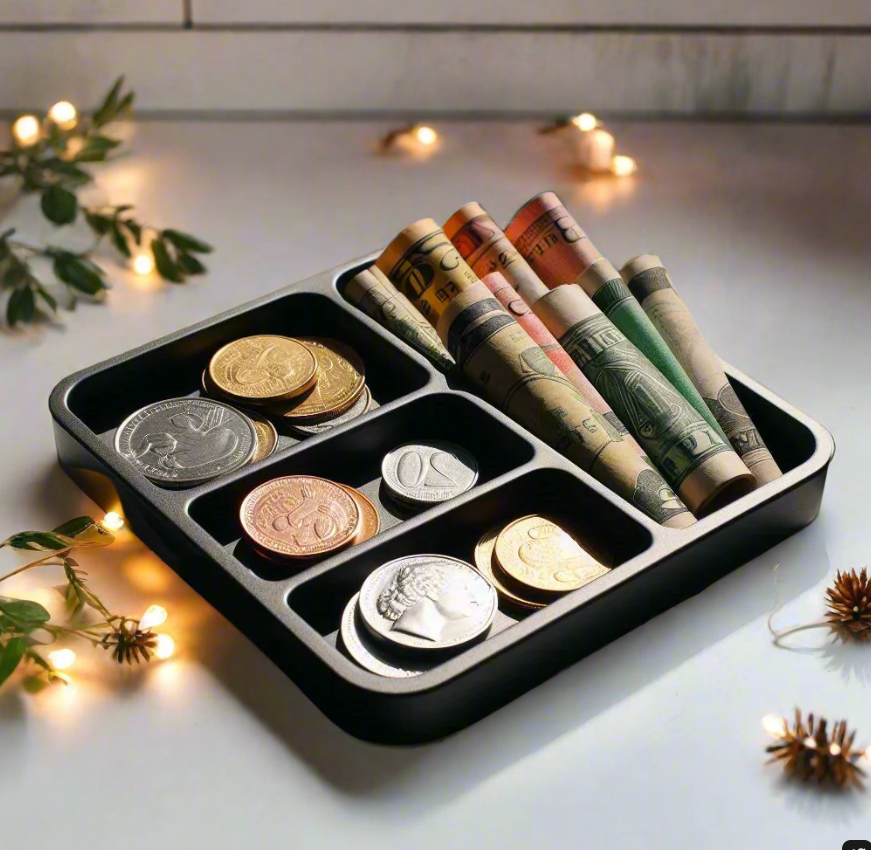 💍 Coin & Jewelry Tray Organizer – Modern Catch-All for Your Everyday Treasures 3D Printed In Multiple Color Options  🪙
