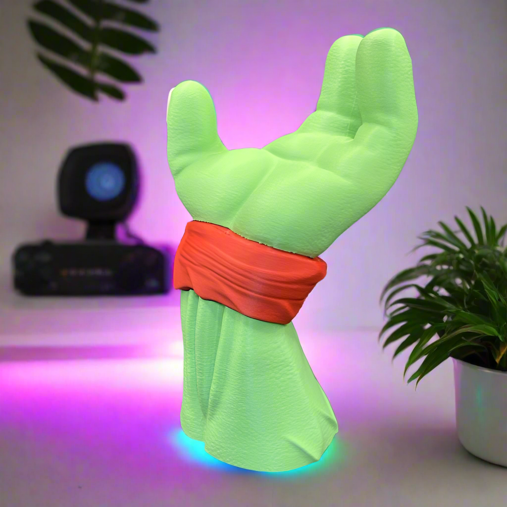 🐢 Turtle Hero-Inspired Controller & Headphone Holder – Ninja Desk Organizer for Gamers 3D Printed In Multiple Color Options🎮