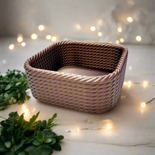 🧺 Modern Rope Basket – Stylish Storage for a Tidy, Elevated Home 3D Printed In Multiple Color Options
