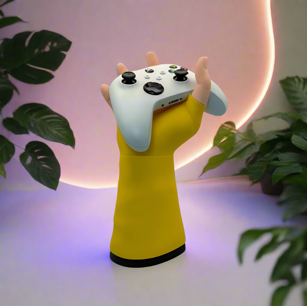 🎮 Invincible Hero Game Controller & Headphone Holder – Power Up Your Setup! for Xbx, PS & More 3D Printed In Multiple Color Options🎮