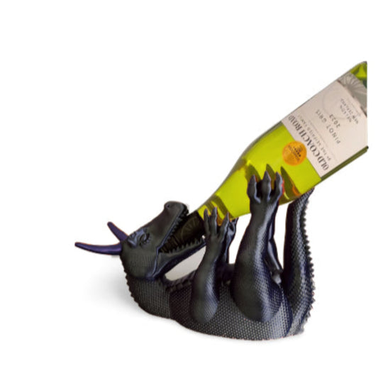 Dragon Wine Bottle Holder – Majestic Fantasy Decor for Wine Lovers  | Customizable | 50+ Colors | 3D Printed