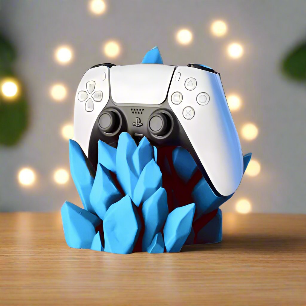 🌊 Modern Wave Controller Stand – Sleek & Functional Organizer 3D Printed In Multiple Color Options🎮