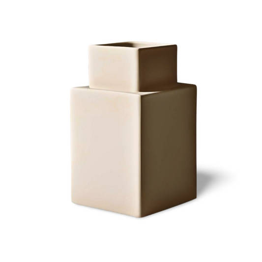 Modern Square Vase: A Minimalist Statement Piece for Your Home | 59 Color Options