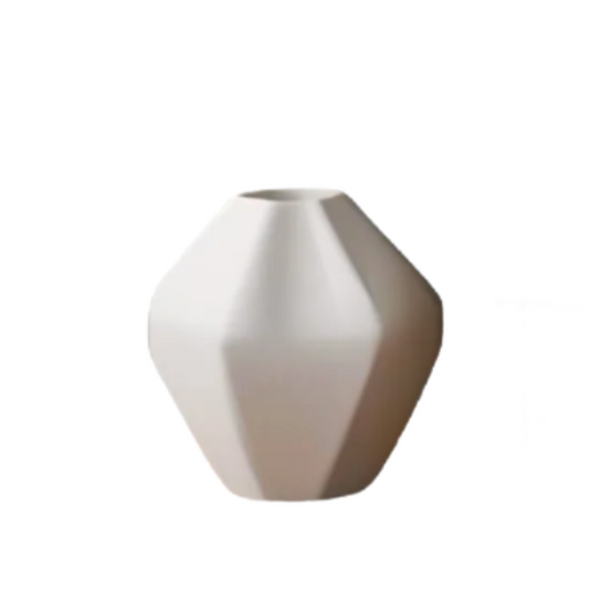 Modern Small Octagonal Vase | Minimalist Geometric Vases | Customizable | 50+ Colors | 3D Printed