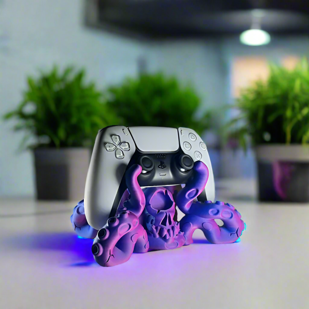 🐙 Kraken Universal Controller Stand – Epic Display for Gamers 3D Printed In Multiple Color Options🎮