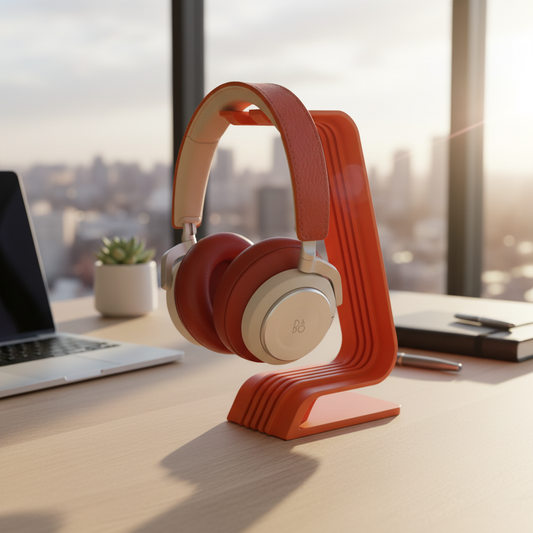 Modern Headphone Display Stand | Eco-Friendly | Sleek Design | 3D Printed In Multiple Color Options