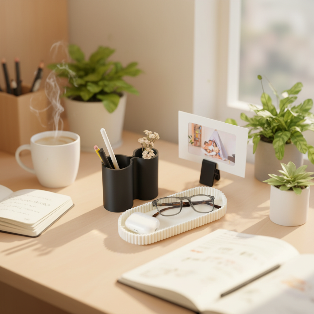 🌿 Minimalist Catch-All Tray: Organize Your Life in Style! | 3D Printed In Multiple Color Options