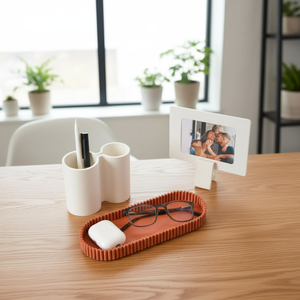 🌿 Minimalist Catch-All Tray: Organize Your Life in Style! | 3D Printed In Multiple Color Options