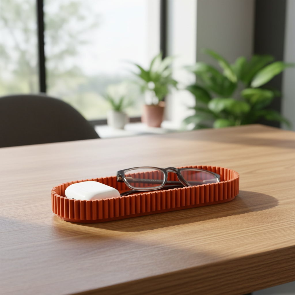 🌿 Minimalist Catch-All Tray: Organize Your Life in Style! | 3D Printed In Multiple Color Options