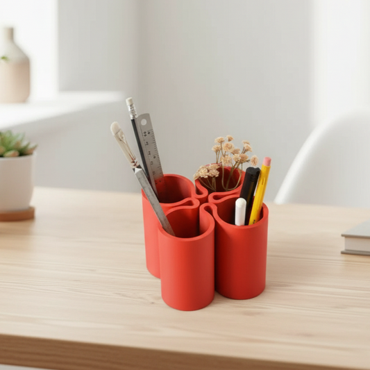 ✨ Quartet Sustainable Desk Organizer – Elevate Your Space! | 3D Printed In Multiple Color Options