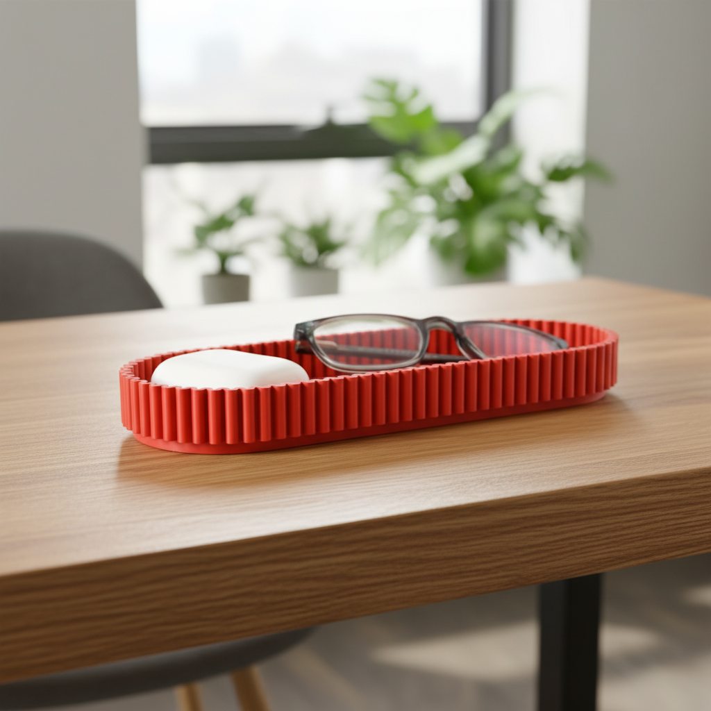 🌿 Minimalist Catch-All Tray: Organize Your Life in Style! | 3D Printed In Multiple Color Options