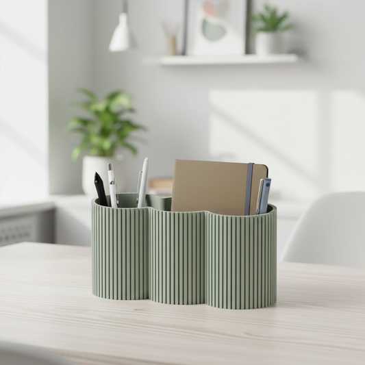 ✨ LOOP Pen Holder: Eco-Chic Desk Organizer - Many Colors! | 3D Printed In Multiple Color Options