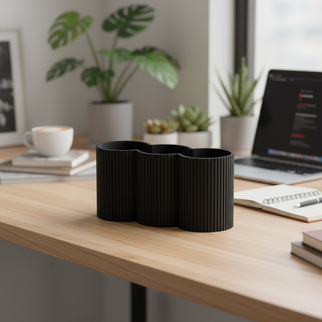 ✨ LOOP Pen Holder: Eco-Chic Desk Organizer - Many Colors! | 3D Printed In Multiple Color Options