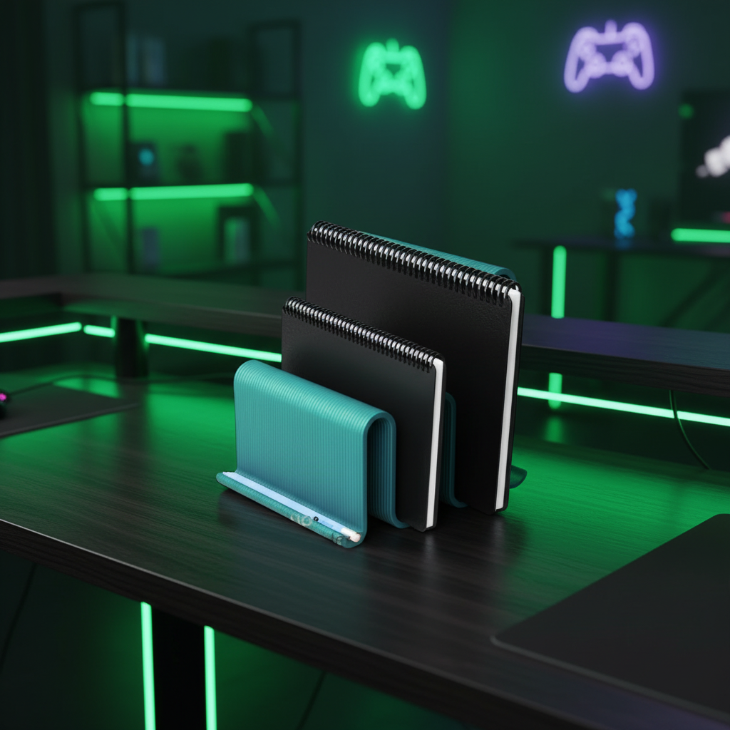 🌊 Modern Wave Desk Organizer | Eco-Friendly Style & Function | 3D Printed In Multiple Color Options