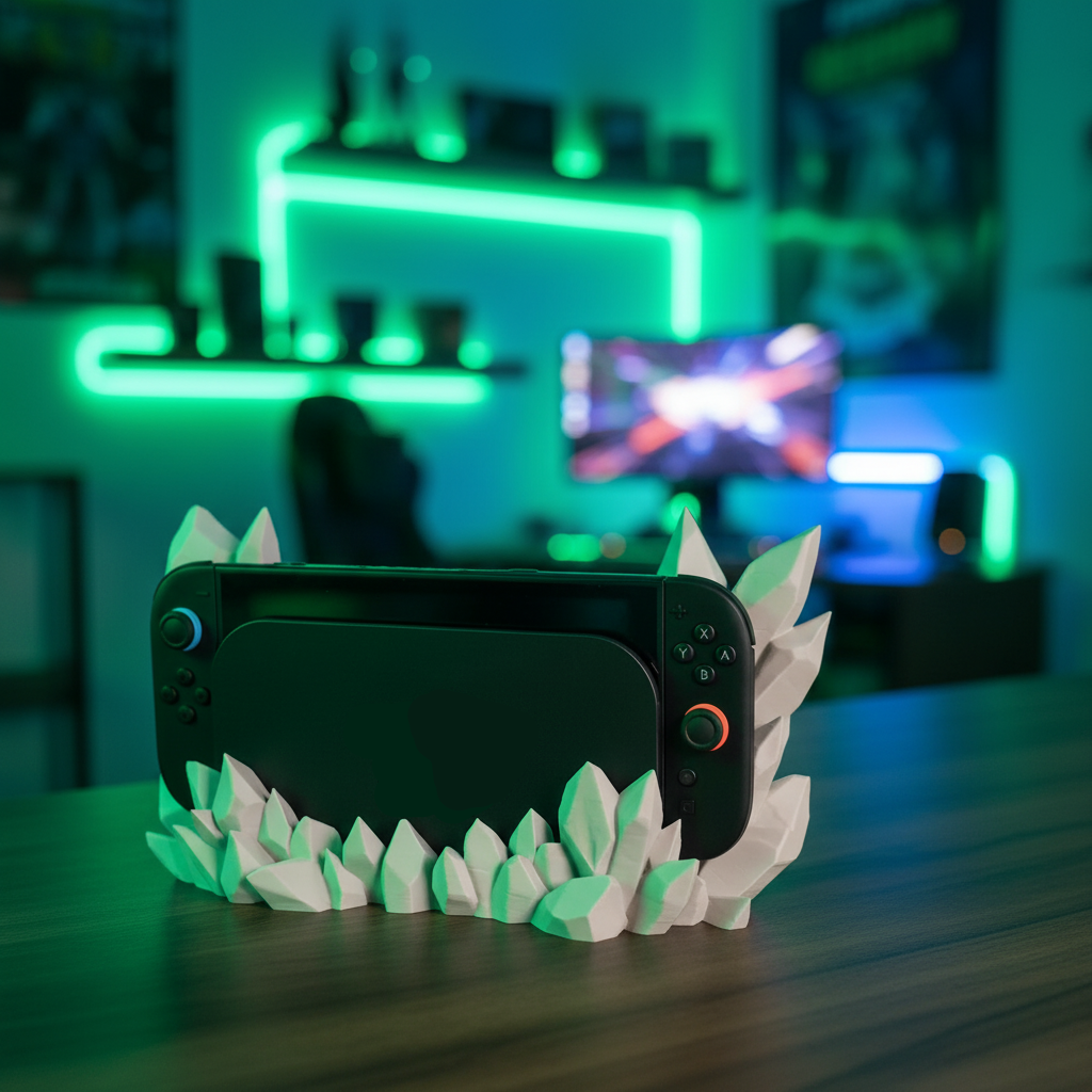 💎 Crystal Dock Stand for Switch 2 - Epic Setup Upgrade! | 3D Printed In Multiple Color Options