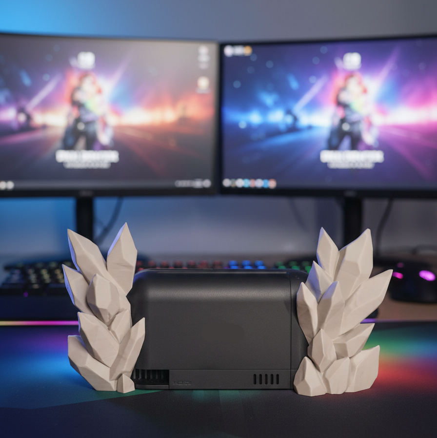 💎 Crystal Dock Stand for Switch 2 - Epic Setup Upgrade! | 3D Printed In Multiple Color Options