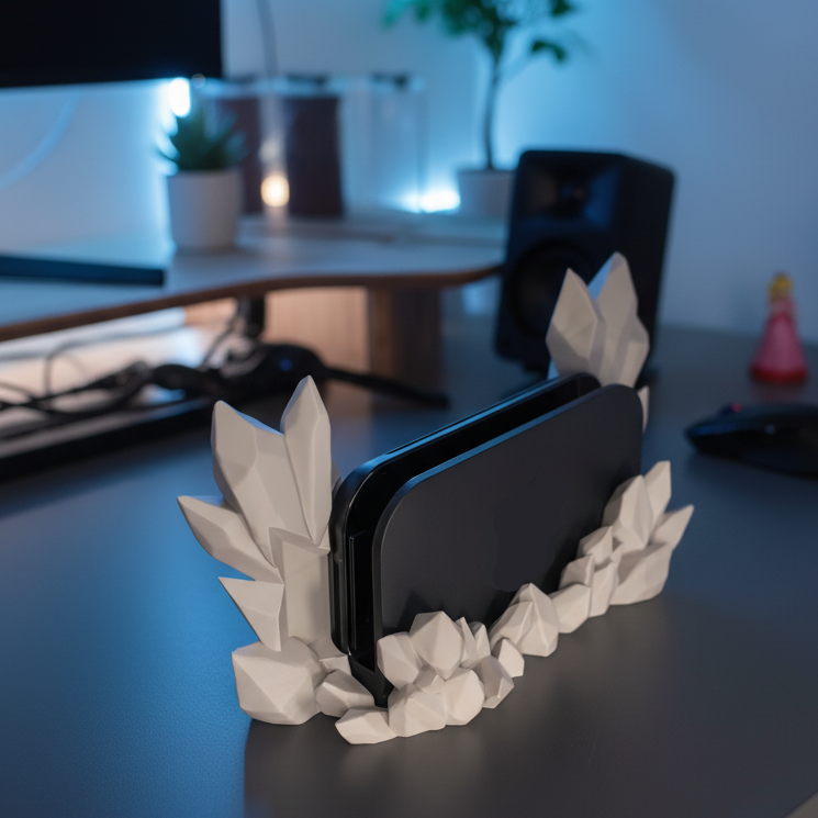 💎 Crystal Dock Stand for Switch 2 - Epic Setup Upgrade! | 3D Printed In Multiple Color Options