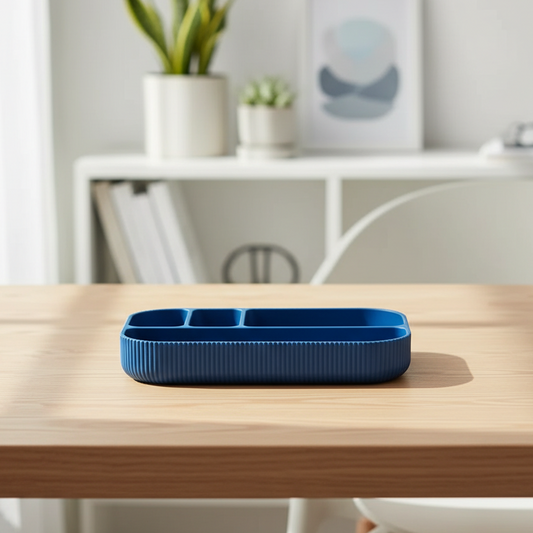 💎 Desk Organizer Tray: Command Your Clutter, Own Your Day! | 3D Printed In Multiple Color Options