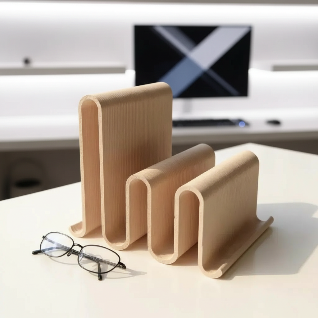🌊 Modern Wave Desk Organizer | Eco-Friendly Style & Function | 3D Printed In Multiple Color Options