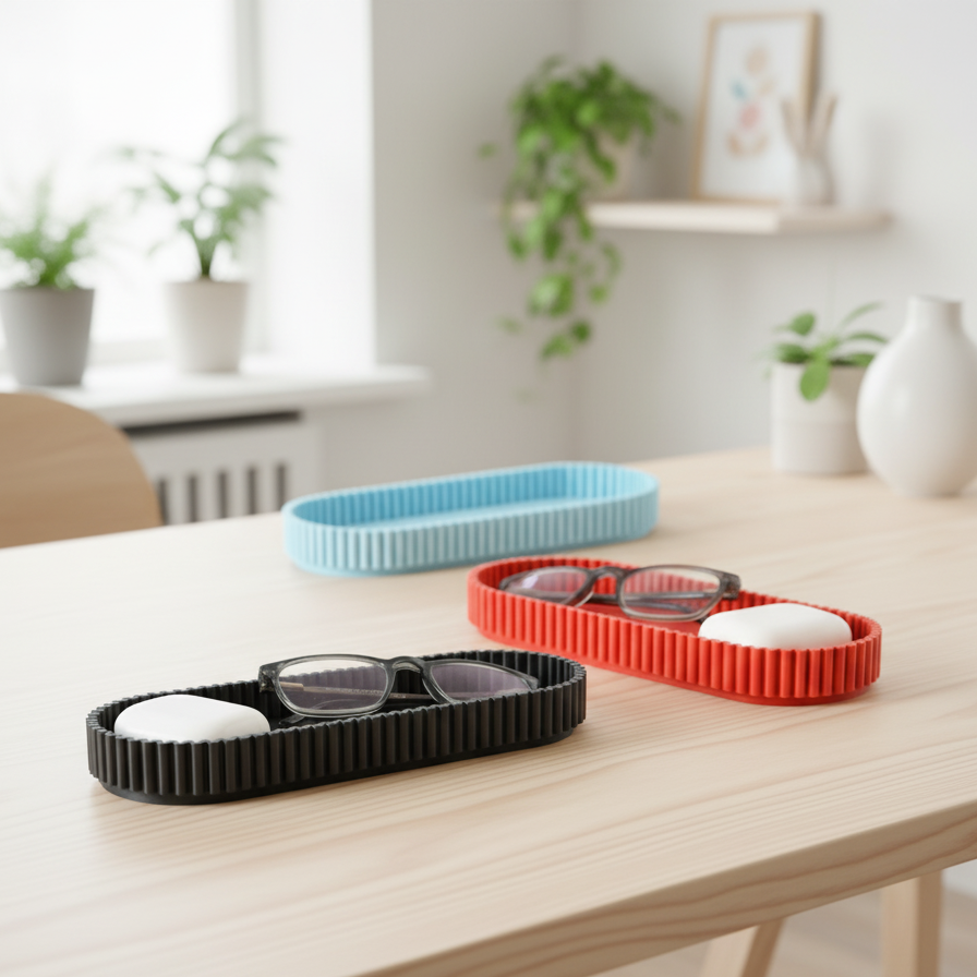 🌿 Minimalist Catch-All Tray: Organize Your Life in Style! | 3D Printed In Multiple Color Options