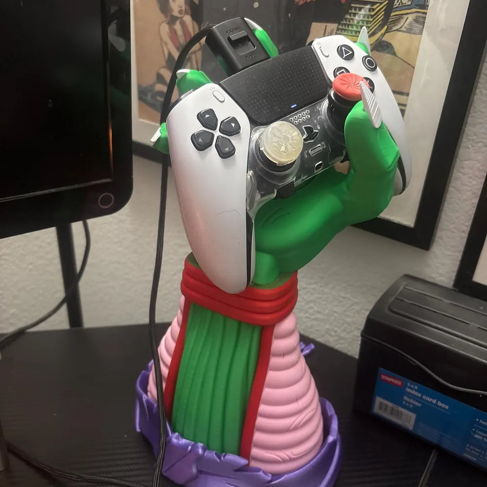 💥 Hero Dad-Inspired Controller Stand – Anime-Style Gaming Display Printed In Multiple Color Options🎮