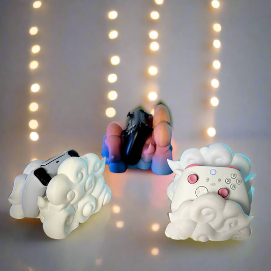 ☁️ Cloud Controller Stand – Whimsical & Functional Gaming Accessory PS, PS5, Switch & Xbx 3D Printed In Multiple Color Options 🎮