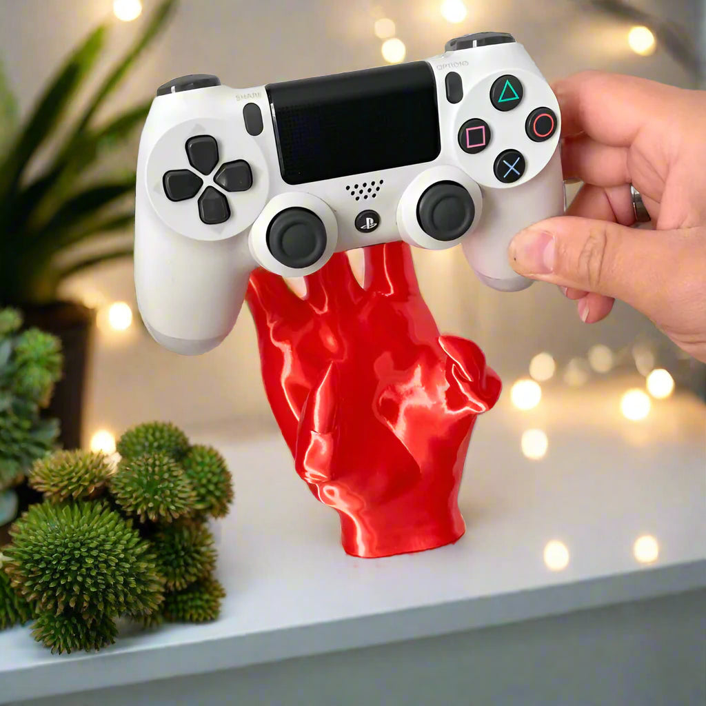 👹 DEMON HAND CONTROLLER HOLDER – Gothic Gaming Stand | Bone-Chilling Detail | Universal Fit 3D Printed In Multiple Color Options 🎮🔥