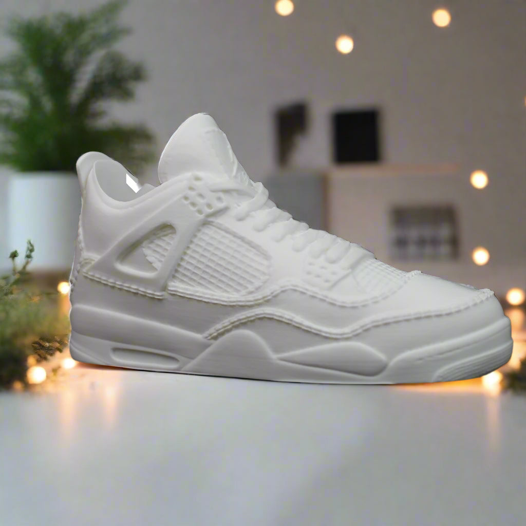 👟 J4 Retro Shoe Pot – Planter Sneaker Style for Your Space 🌿🖊️ 3D Printed In Multiple Color Options