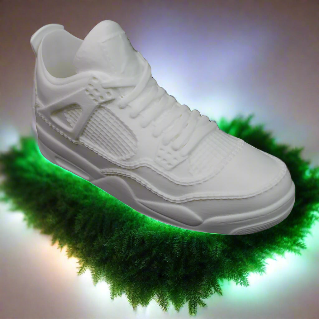 👟 J4 Retro Shoe Pot – Planter Sneaker Style for Your Space 🌿🖊️ 3D Printed In Multiple Color Options