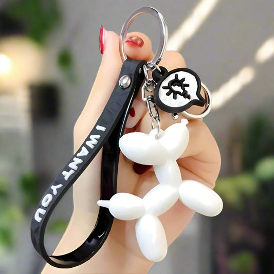 🎈 The Balloon Dog Keychain – Pop Art You Can Carry 3D Printed In Multiple Color Options🌟