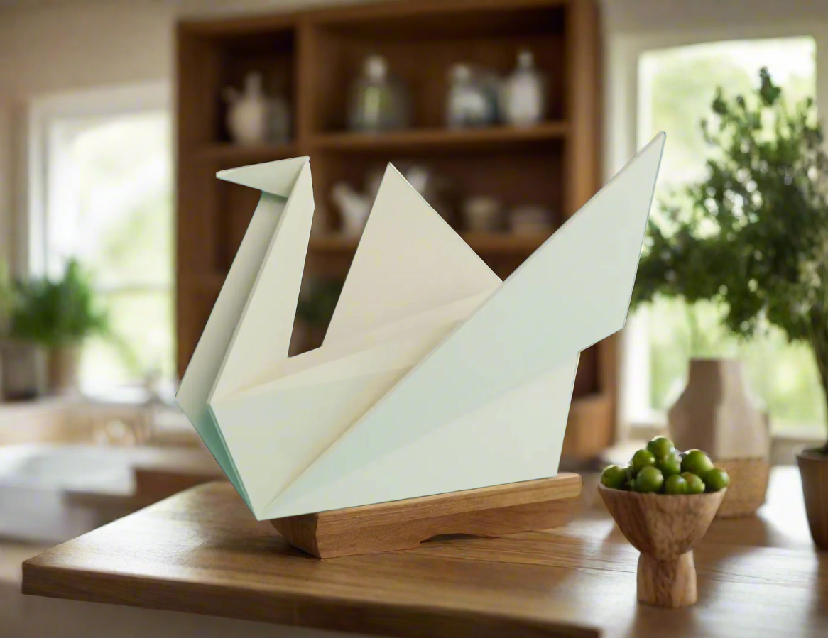 Origami Swan Decorative Object | Home Decor | Customizable | 50+ Colors | 3D Printed