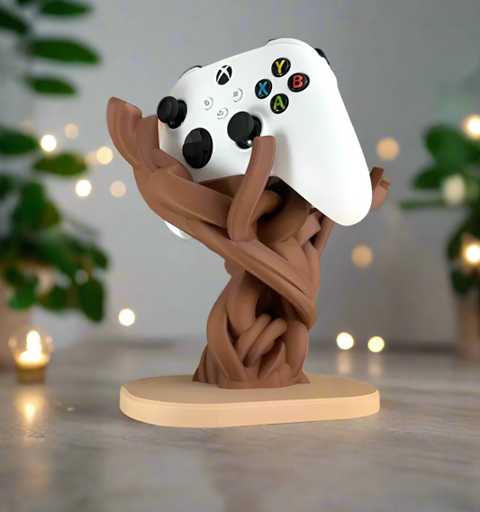 🌳 Elf Tree Gaming Stand Universal – Enchanting Holder for Xbx, PS & More 3D Printed In Multiple Color Options🎮
