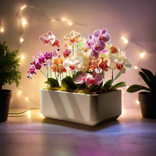 🌸 Modern Rectangular Orchid Planter – Sleek Elegance for Your Blooming Beauties 3D Printed In Multiple Color Options