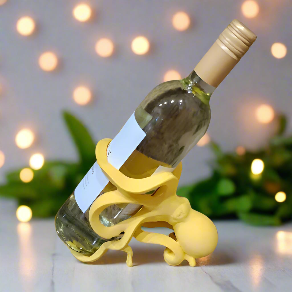 🍷Octopus Wine Bottle Holder – Unique Nautical Decor and Wine Rack for Home or Bar 3D Printed In Multiple Color Options🐙